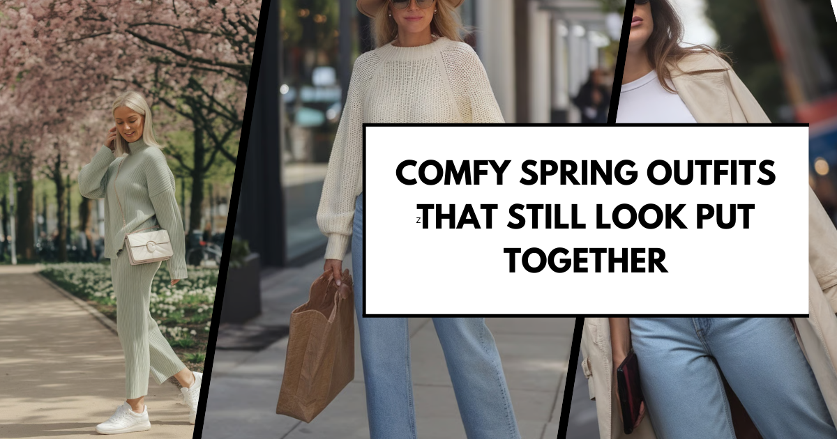 Comfy Spring Outfits That Still Look Put Together